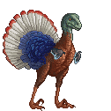 Dino-Headed Francoturkey