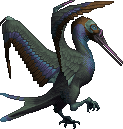 Blue Purple Throated Muskbirdo