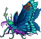 Iridescent Blue Purple Irides Green Astyanax