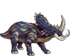 Dark Blue Tan Tapir Small Base Spiked