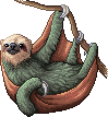 Green Brown Sloth Full