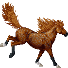 A wonderful chocolate gram cracker horse