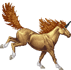 Golden Buckskin - Long Chestnut - B Unicorn